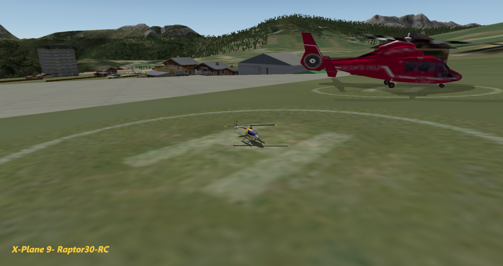 Raptor30-RC sous X-Plane 9.png